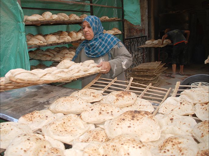 الخبز السياحي بأحد أفران القاهرة