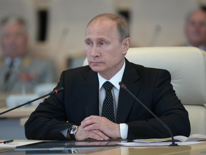 بوتين قال إن مصالح تتار القرم موجودة اليوم في روسيا (أسوشيتد برس)