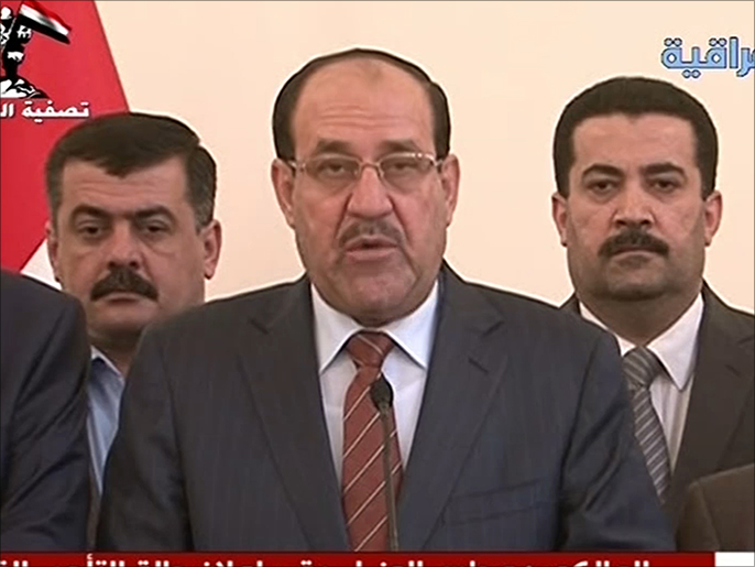 المالكي دعا مجلس النواب لإعلان الطوارئ بعد سيطرة المسلحين على الموصل (الجزيرة)