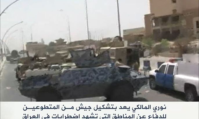 المسلحون يسيطرون على تكريت والمالكي يدعو العراقيين للتطوع
