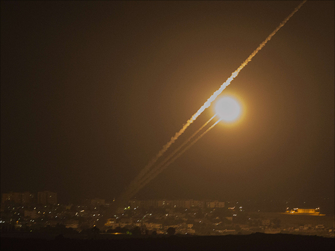 المقاومة في قطاع غزة أمطرت البلدات الإسرائيلية بالصواريخ (الفرنسية)