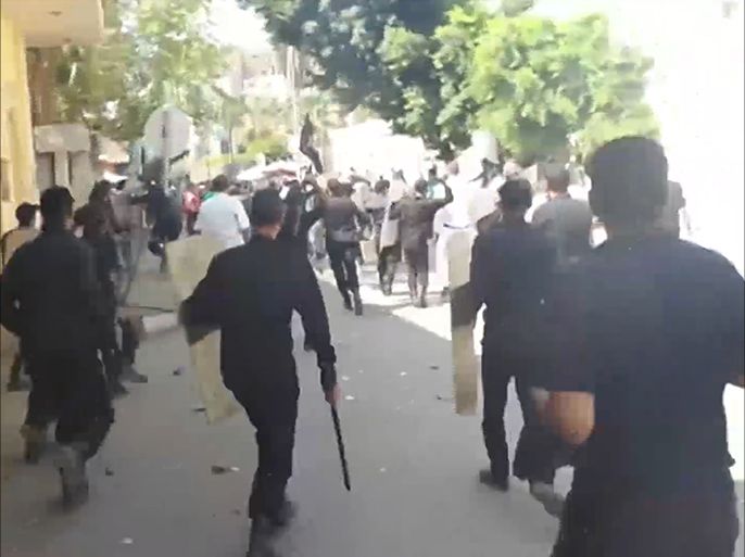 قوات الأمن تفرق مظاهرات لطلاب الثانوية العامة