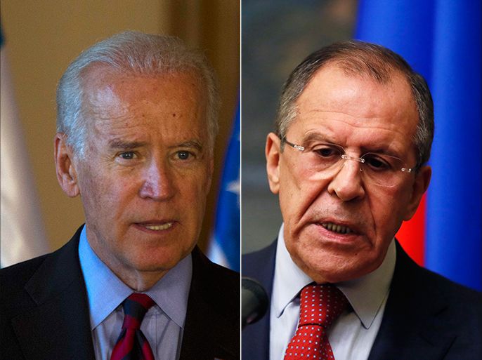 Russian Foreign Minister Sergey Lavrov - US vice-president, Joe Biden