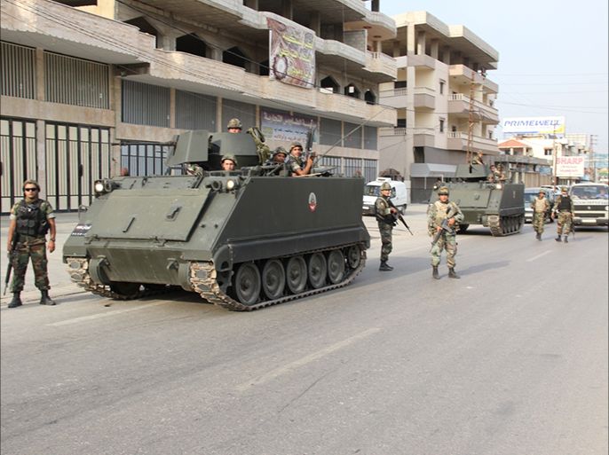 الجيش بسط سيطرته على التبانة ويواصل مداهماته بعدما توارى المسلحون في لبنان طرابلس نوفمبر