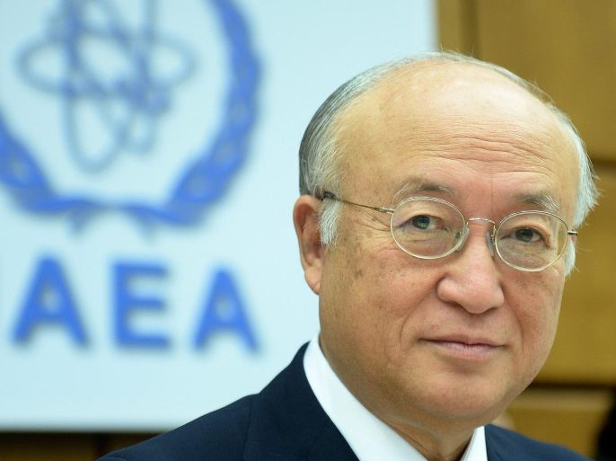 IAEA Director General Yukiya Amano prior to a meeting of the International Atomic Energy Agency (IAEA) Board of Gouvernors in Vienna, 20 November. The IAEA starts a two-day board meeting, as deadline looms on a nuclear deal in talks between world powers and Iran.