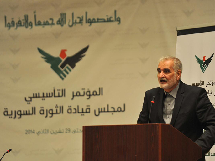 ‪قيس الشيخ: المجلس سيعمل بشكل متلازم ضمن المسارات العسكرية والسياسية والمدنية‬  (الأناضول)
