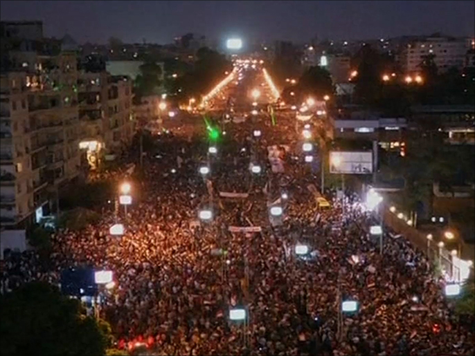 ‪مشهد من مظاهرات 30 يونيو/حزيران في مصر‬ (الجزيرة)