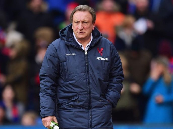LONDON, ENGLAND - DECEMBER 26: Neil Warnock manager of Crystal Palace looks on prior to the Barclays Premier League match between Crystal Palace and Southampton at Selhurst Park on December 26, 2014 in London, England.