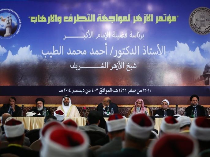 CAIRO, EGYPT - DECEMBER 4: International Fight Against Terrorism conference held in Cairo, Egypt on December 4, 2014.