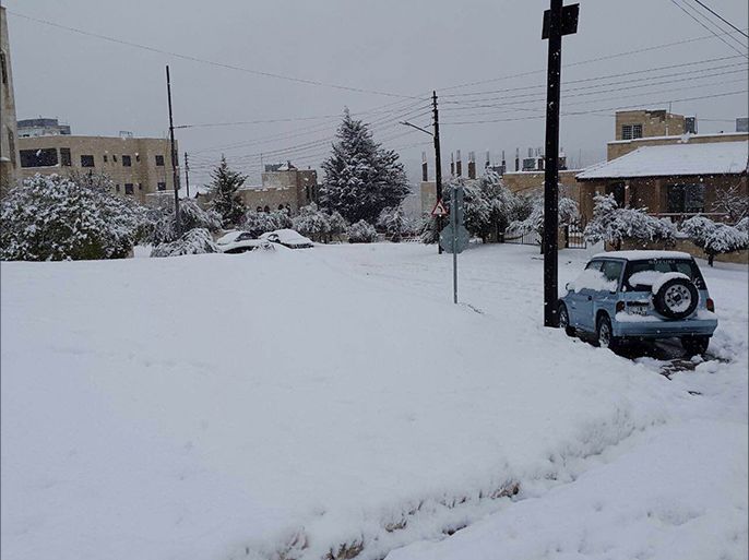 صور الثلج اليوم من الاْردن
