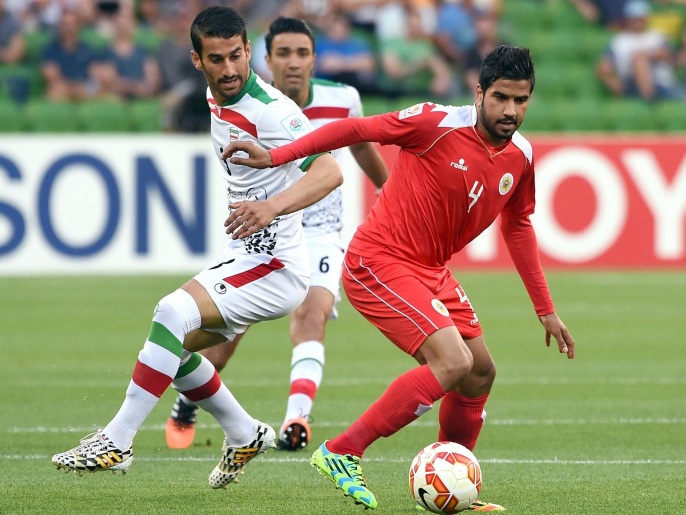 ‪‬ البحرين خسرت أولى مبارياتها أمام منتخب إيران صفر-2(غيتي)