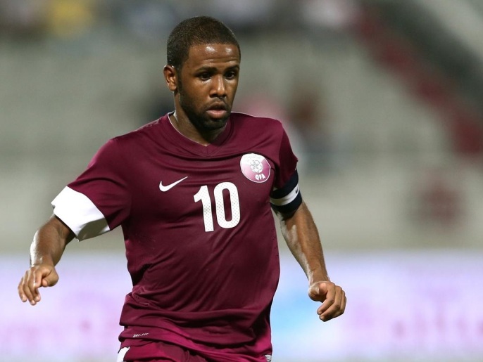 ‪‬ إبراهيم خلفان يعول عليه المدرب بلماضي في تقديم إنجاز في بطولة كأس آسيا(غيتي)