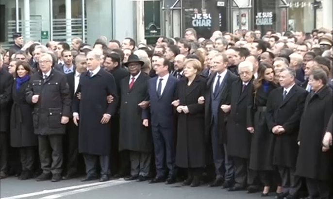 ردود فعل دولية حول مشاركة نتنياهو في مسيرة باريس