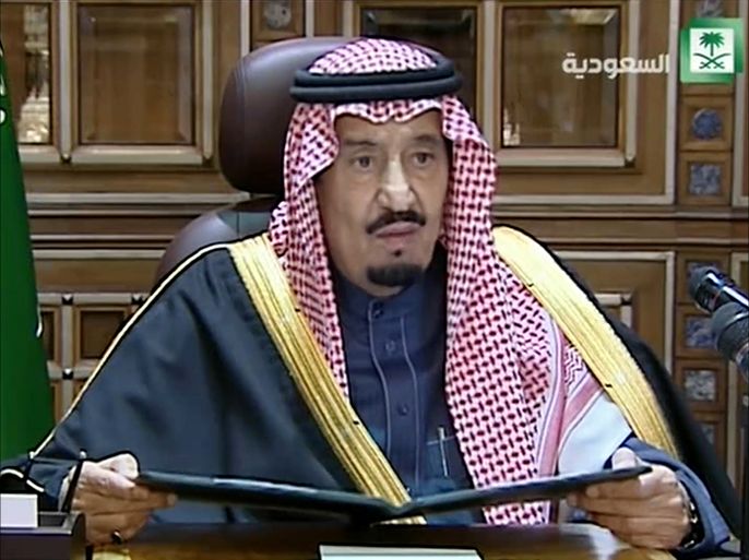 سلمان بن عبد العزيز ينعي الملك السعودي الراحل