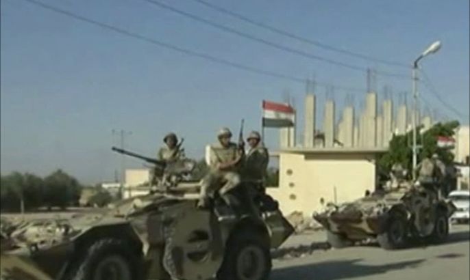 حالة استنفار للجيش المصري بشمال سيناء