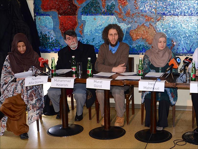 شبكة المجتمع المدني الإسلامي نظمت مؤتمرا صحفيا أمس انتقدت فيه القانون (الأناضول)