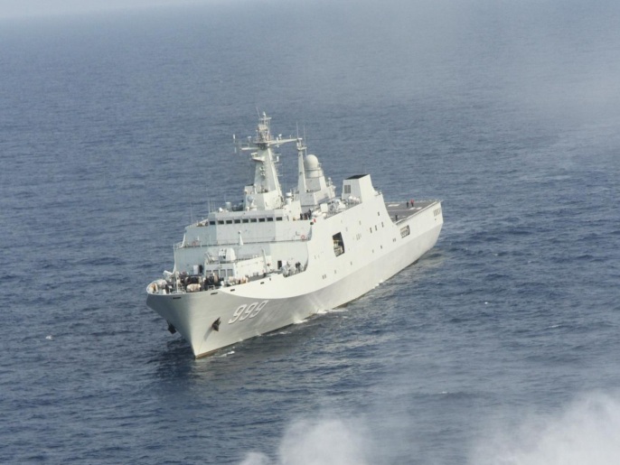 ‪الصين تشارك بثلاث قطع بحرية في المناورات مع روسيا‬ (أسوشيتد برس-أرشيف)