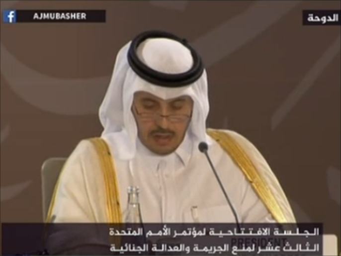 ‪عبد الله بن‬ ناصر: ينعقد المؤتمر وسط أجواء إجرامية تخيم على العالم وخاصة منطقة الشرق الأوسط (الجزيرة)