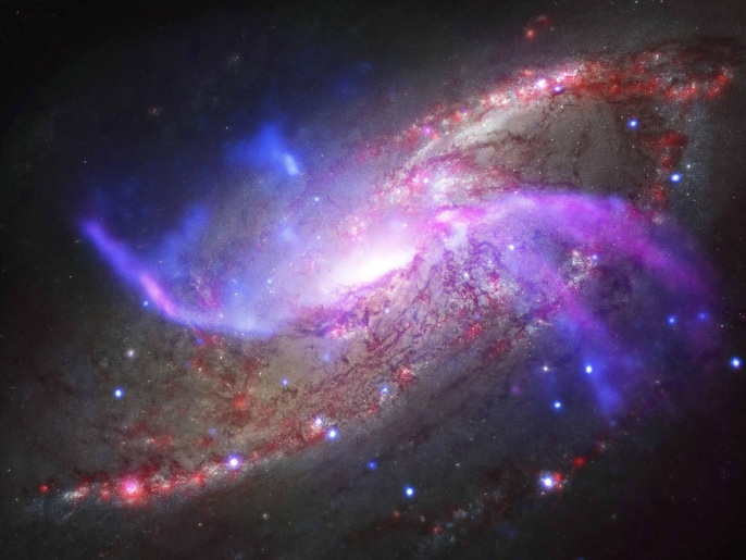 ‪صورة لمجرة حلزونية‬ (رويترز)