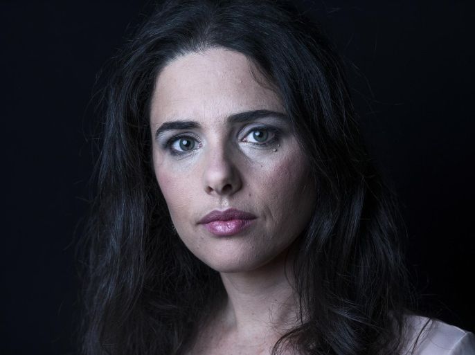 TEL AVIV, ISRAEL - FEBRUARY 24: Ayelet Shaked poses for a portrait on February 24, 2015 in Tel Aviv, Israel. Ayelet Shaked of the Bayit Yehudi party is the newly appointed Justice Minister.
