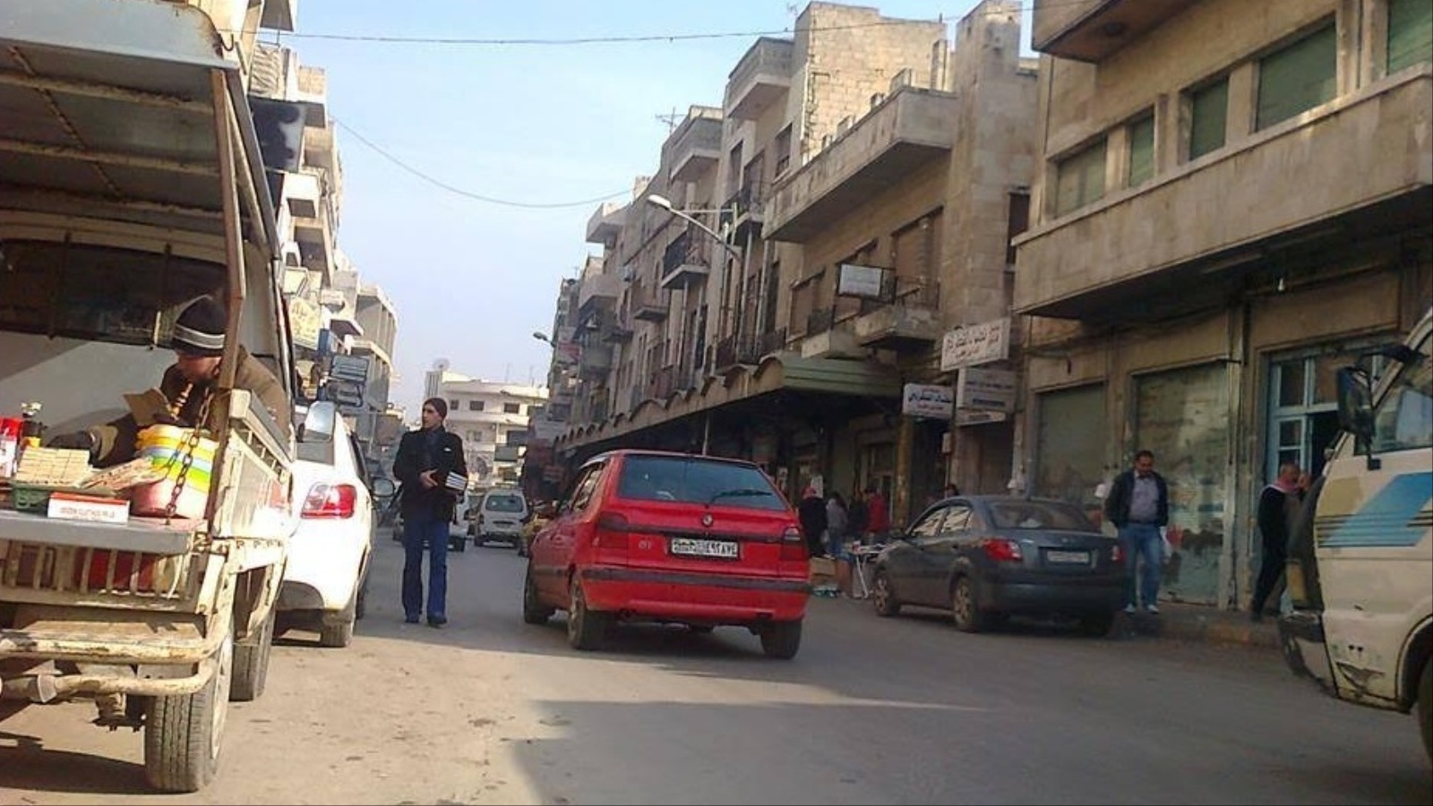 ‪سوق المرابط المعروف في مدينة حماة السورية‬ (الجزيرة)