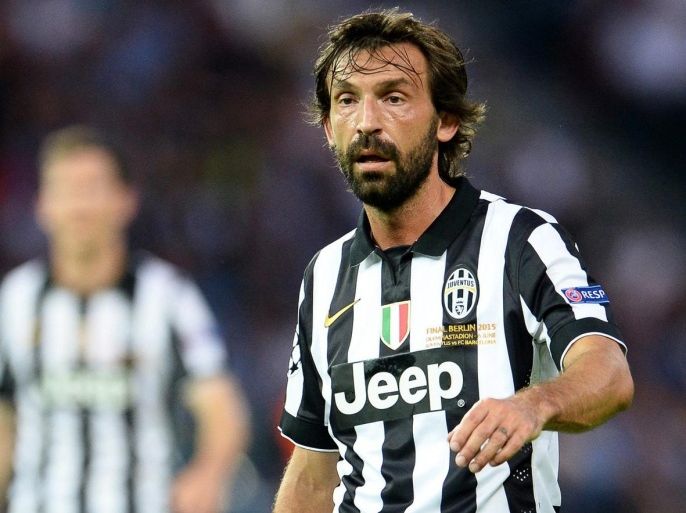 Andrea Pirlo of Juventus reacts during the UEFA Champions League final between Juventus FC and FC Barcelona at the Olympic stadium in Berlin, Germany, 06 June 2015.