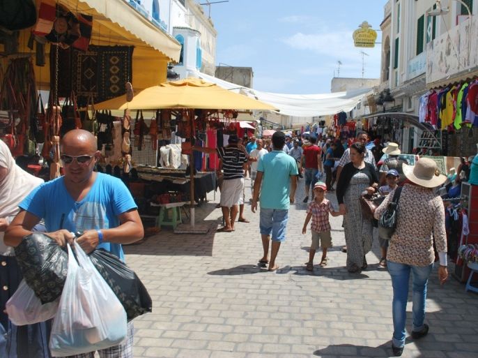 سوق سياحية بمحافظة نابل التونسية /آب/أغسطس 2015