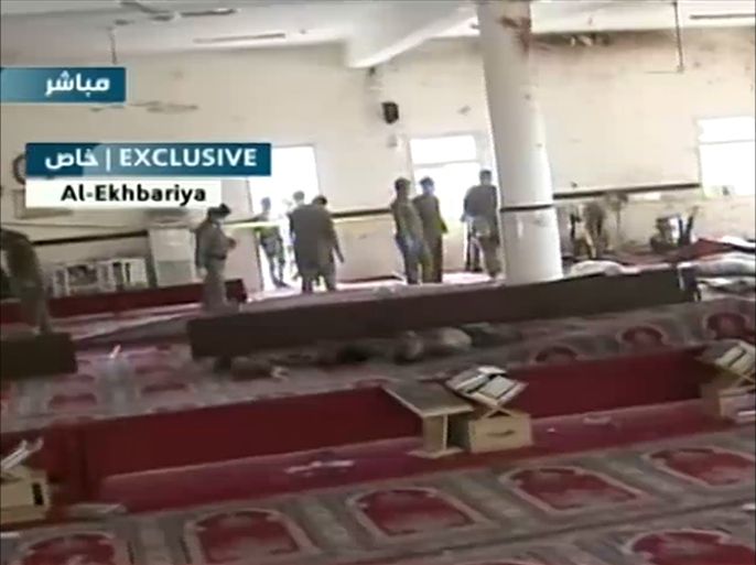 15 قتيلا بتفجير مسجد الطوارئ بأبها