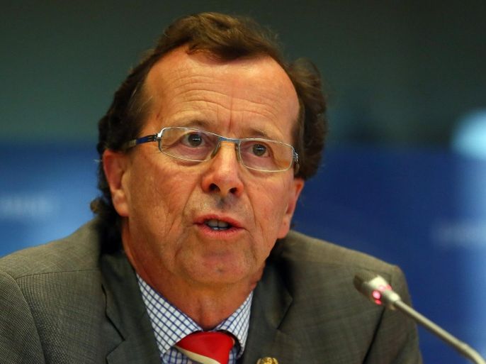 Martin Kobler, UN Special Representative for Iraq, speaks during the European Parliament committee on Foreign Affairs, at the European Parliament in Brussels, Belgium, 29 May 2013.