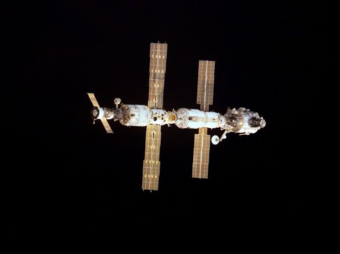 A handout picture made available by NASA on 03 November 2015 shows a view of the International Space Station (ISS) in space, 02 November 2000. The orbiting laboratory ISS on 02 November 2015 marked its 15 years start of an uninterrupted human presence since 02 November 2000, with the arrival of Expedition 1 crew - Commander William M. (Bill) Shepherd of NASA and Flight Engineer Sergei Krikalev and Soyuz Commander Yuri Gidzenko of Roscosmos. Fifteen years later, 45 crewed expeditions, more than 220 people from 17 countries, have visited the station. EPA/NASA