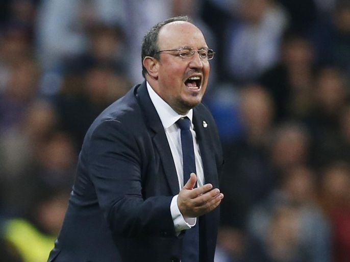 Football - Real Madrid v Paris St Germain - UEFA Champions League Group Stage - Group A - Santiago Bernabeu Stadium - 3/11/15 Real Madrid coach Rafael Benitez Reuters / Sergio Perez Livepic EDITORIAL USE ONLY.