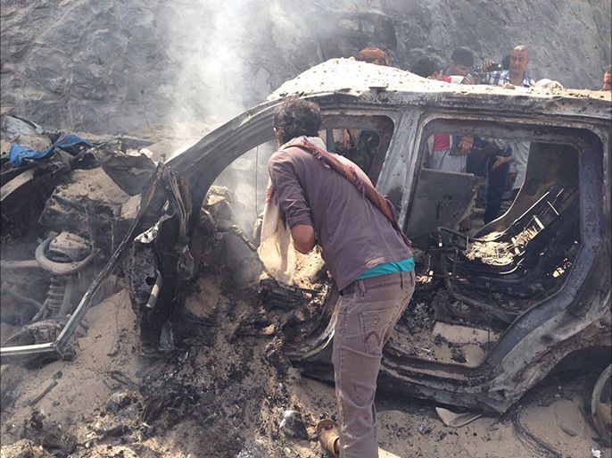 صور خاصة للانفجار الذي أدي الى مقتل محافظ عدن صباح اليوم