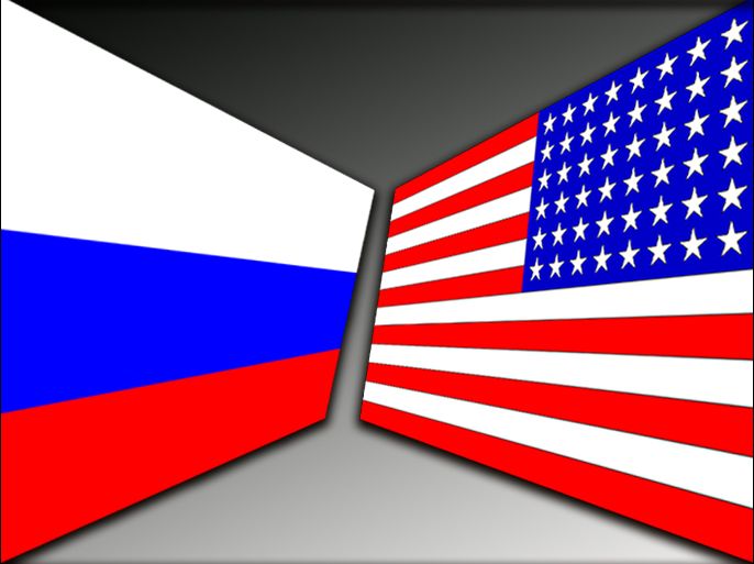 كومبو لعلمي أميركا وروسيا