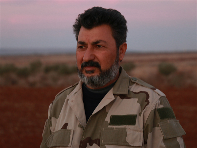 العقيد أحمد عثمان قائد فرقة السلطان مراد في حلب وريفها (الجزيرة نت)