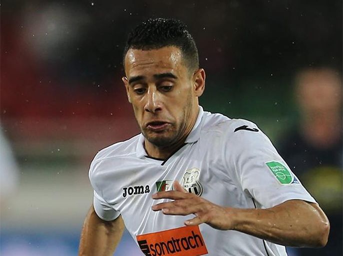 Mohamed Benyettou- during the quarter final match between ES Setif and Auckland City FC at the FIFA Club World Cup in Rabat, Morocco, 13 December 2014.