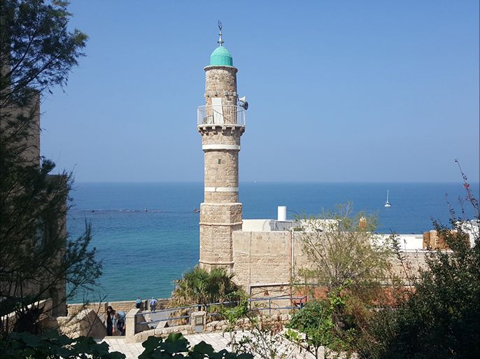 مسجد البحر في يافا وهو من المساجد المرشحة لحظر رفع الآذان به بذريعة إزعاج الجيران اليهود