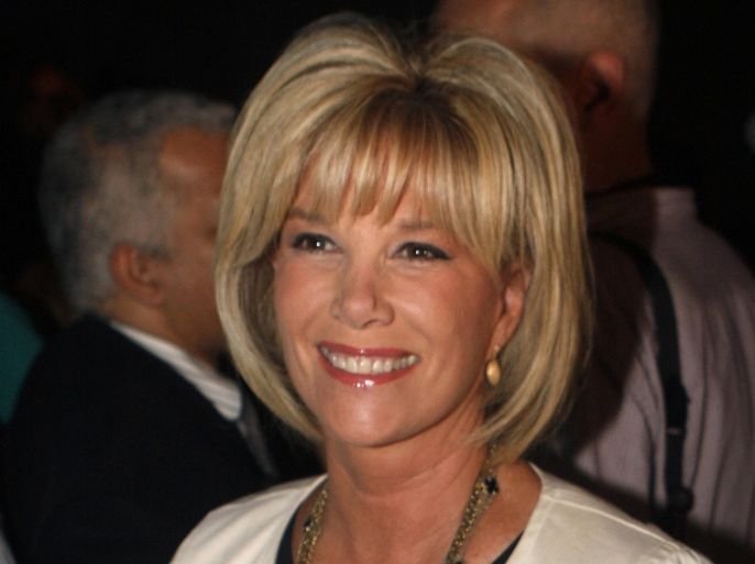 Television personality Joan Lunden attends the Badgley Mischka Spring 2009 collection at New York Fashion Week in this September 12, 2008 file photo. Lunden said June 24, 2014 she has been diagnosed with breast cancer and has already begun chemotherapy. REUTERS/Joshua Lott/Files (UNITED STATES)