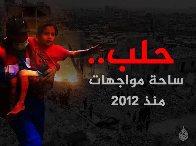 إنفوغراف حلب.. ساحة مواجهات منذ2012