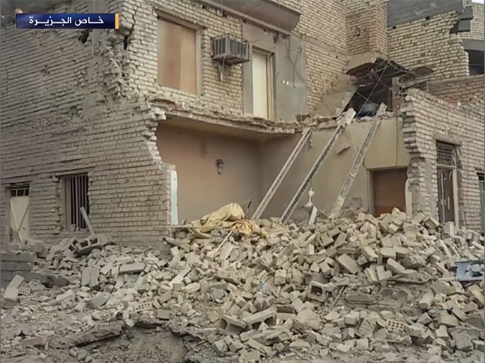 قصف لأحياء سكنية في الفلوجة