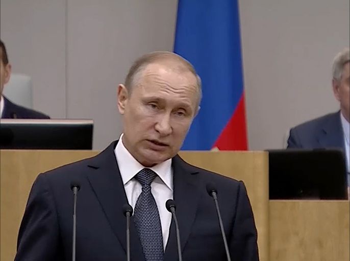 بوتين يتهم حلف النيتو بزيادة تصرفاته العدوانية قرب الحدود الروسية