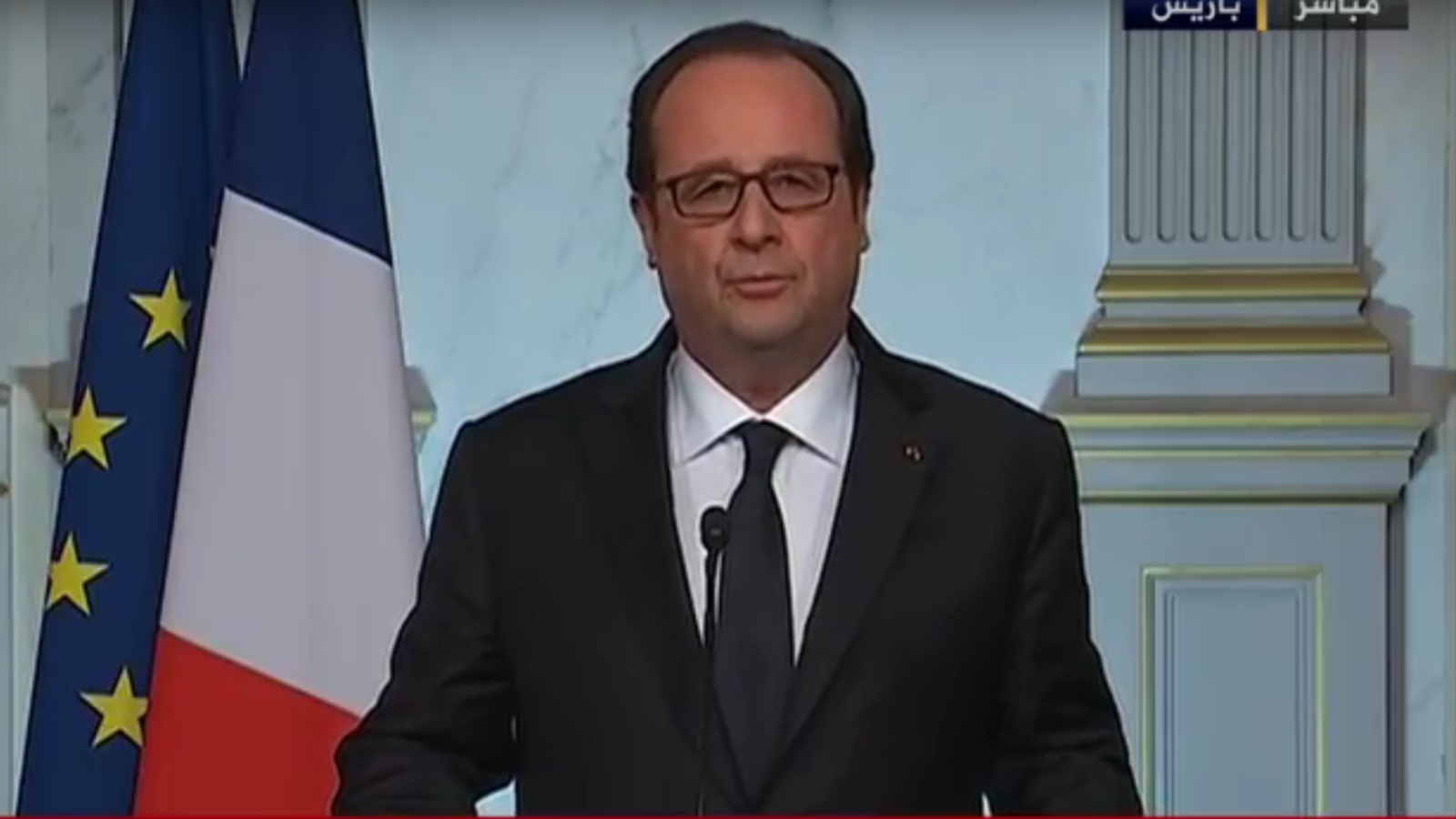 ‪هولاند: فرنسا تقع تحت تهديد الإرهاب الإسلامي‬ (الجزيرة)