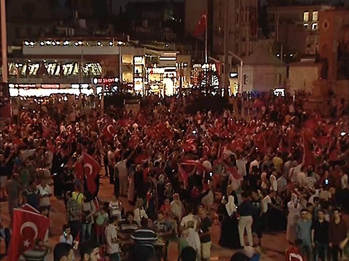 صورة من تظاهرات اسطنبول