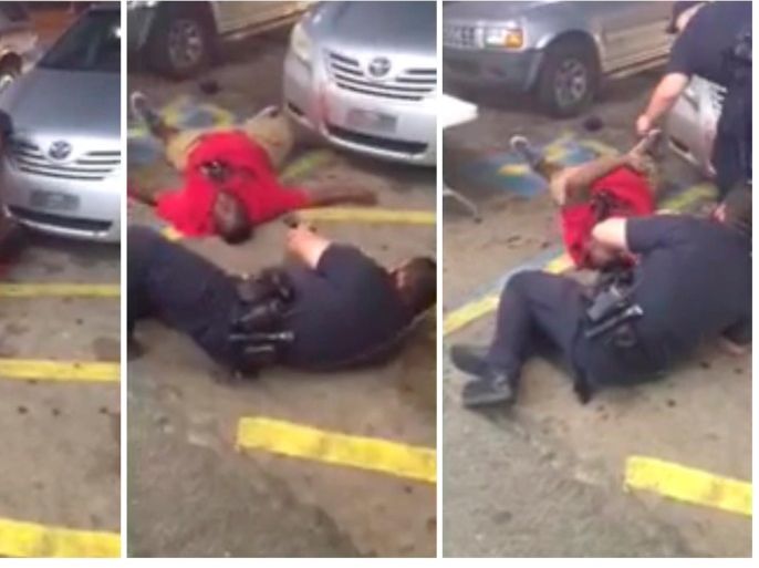 ATTENTION EDITORS - VISUAL COVERAGE OF SCENES OF INJURY OR DEATHStill images from video show Alton Sterling as he is shot dead by police during an incident captured on the mobile phone camera of shop owner Abdullah Muflahi in Baton Rouge, Louisiana, U.S. July 5, 2016. Video taken July 5, 2016. Abdullah Muflahi/Handout via REUTERS ATTENTION EDITORS - THIS IMAGE WAS PROVIDED BY A THIRD PARTY. EDITORIAL USE ONLY. TPX IMAGES OF THE DAY