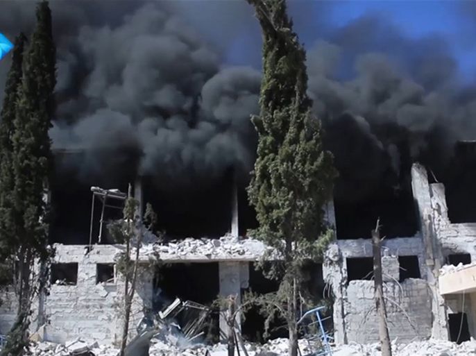 حلب تحترق
