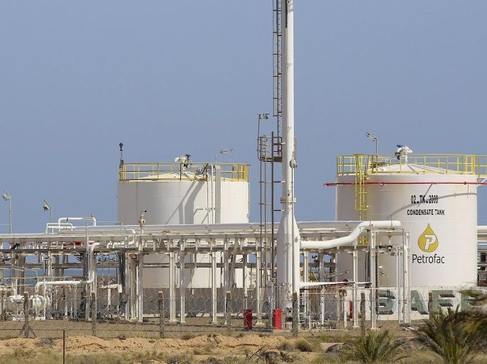 A general view of the facilities at the Chergui gas field of British oilfield services company Petrofac, on the island of Kerkennah, Tunisia, April 17, 2016. REUTERS/Mohamed Amine Ben Aziza EDITORIAL USE ONLY. NO RESALES. NO ARCHIVE