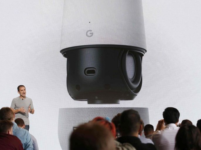 Mario Queiroz speaks about the Google Home speaker array during the presentation of new Google hardware in San Francisco, California, U.S. October 4, 2016. REUTERS/Beck Diefenbach