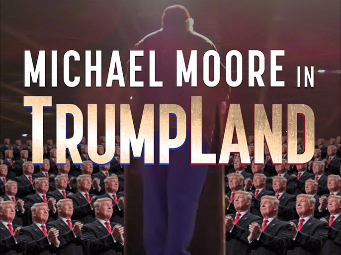 ملصق فيلم مايكل مور عن دونالد ترامب