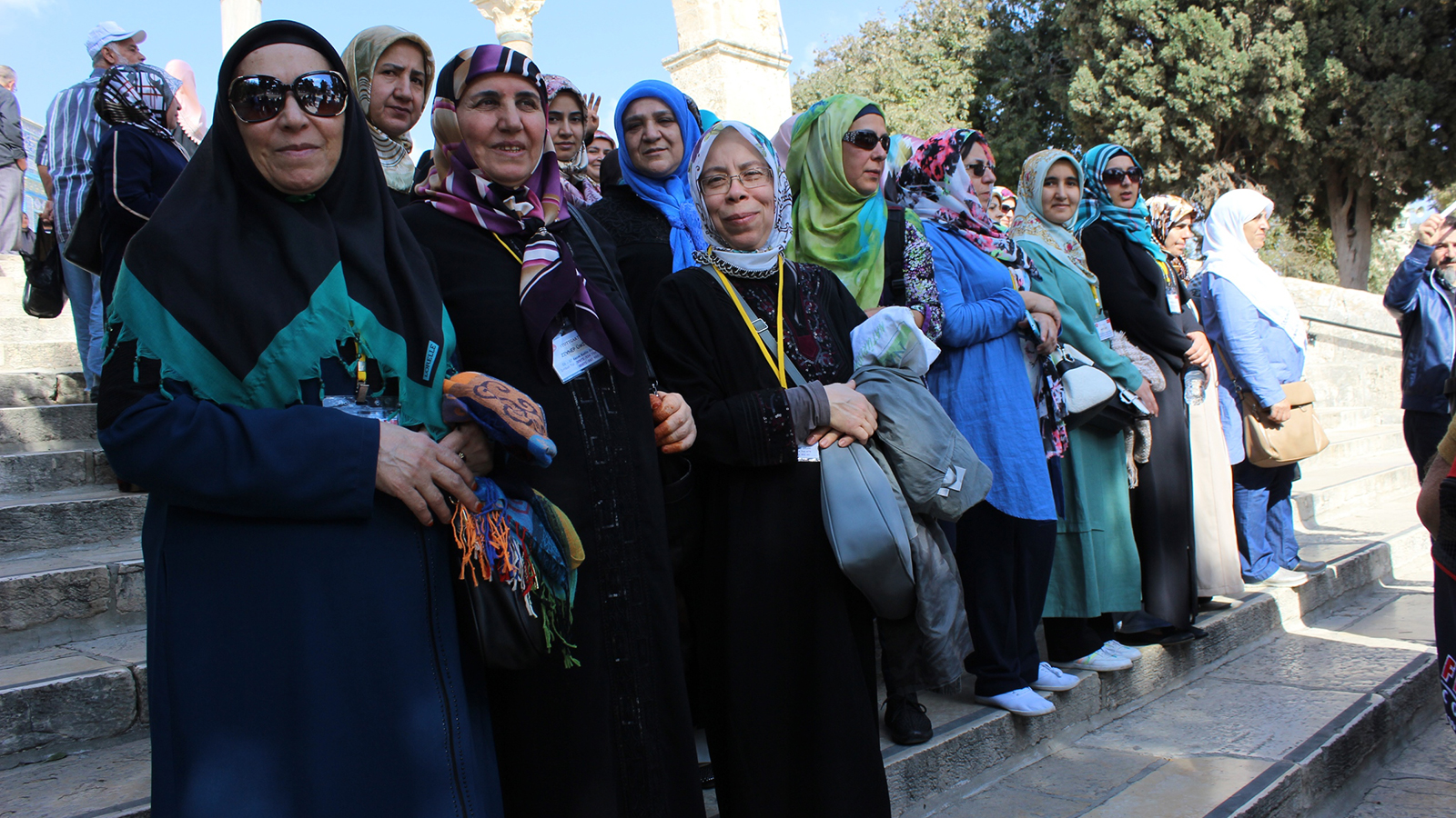 ‪‬ مشاعر جياشة تظلل زيارة الوفد التركي للمسجد الأقصى(الجزيرة)