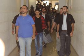 القدس -دخول الطفل أحمد مناصرة لقاعة المحكمة المركزية اليوم