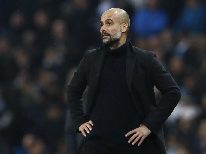 Britain Football Soccer - Manchester City v Celtic - UEFA Champions League Group Stage - Group C - Etihad Stadium, Manchester, England - 6/12/16 Manchester City manager Pep Guardiola Action Images via Reuters / Jason Cairnduff Livepic EDITORIAL USE ONLY.